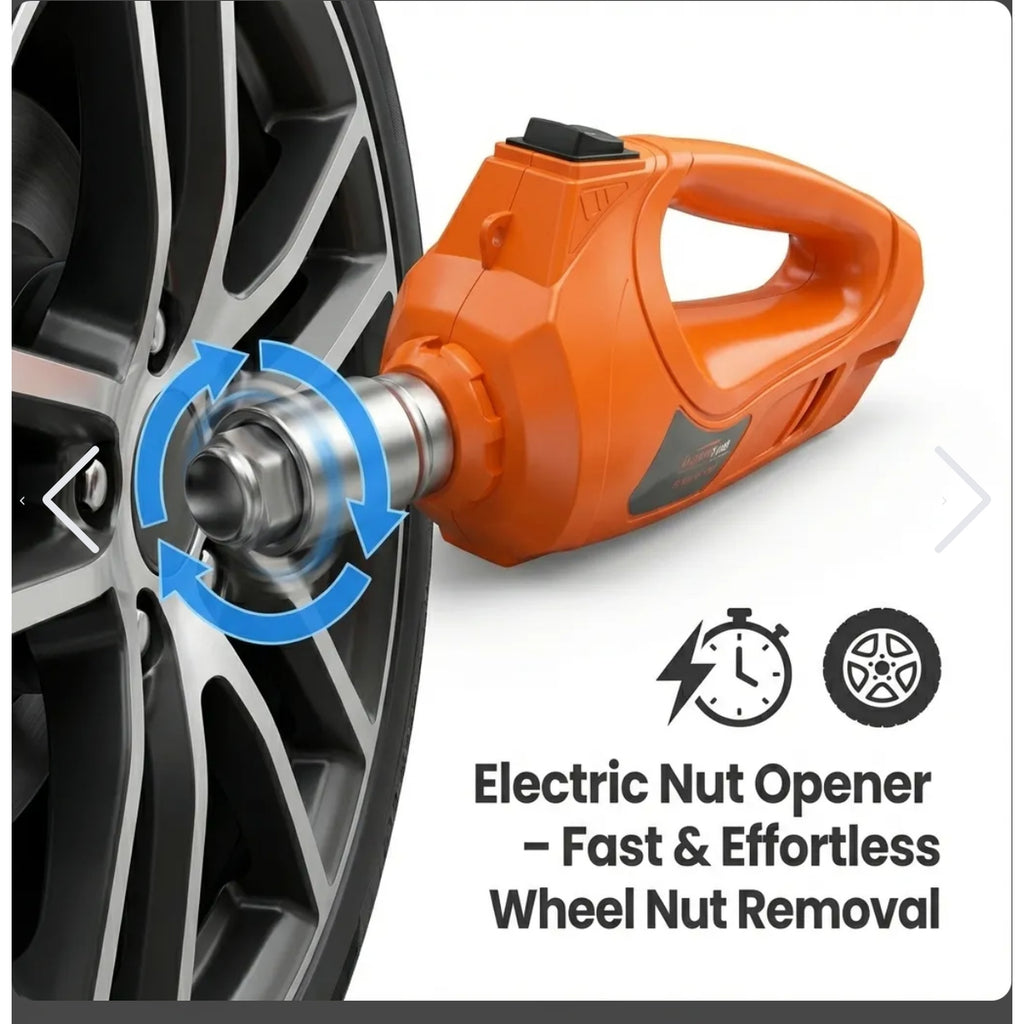 ELECTRIC JACK + TIRE INFLATOR + TIRE WRENCH