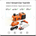 ELECTRIC JACK + TIRE INFLATOR + TIRE WRENCH